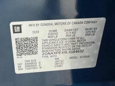 2020 Chevrolet Equinox Premier *LEATHER*