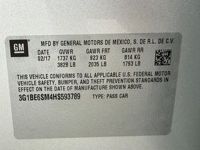 2017 Chevrolet Cruze LT *ONE OWNER*