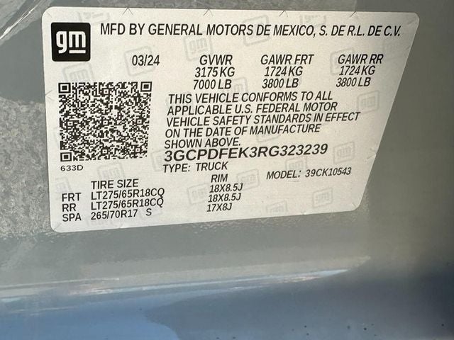 2024 Chevrolet Silverado 1500 LT Trail Boss *ONE OWNER*