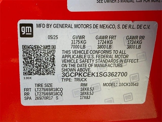 2025 Chevrolet Silverado 1500 Custom Trail Boss *ONE OWNER*