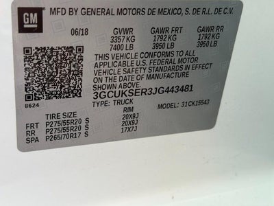 2018 Chevrolet Silverado 1500 LTZ