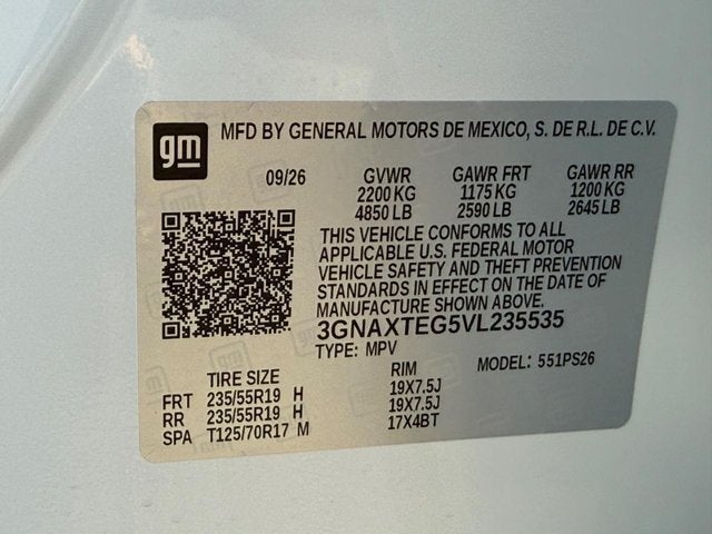 2027 Chevrolet Equinox RS