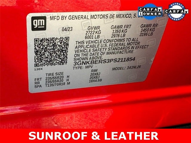 2023 Chevrolet Blazer RS *SUNROOF ONE OWNER*