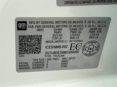 2021 GMC Sierra 1500 SLT
