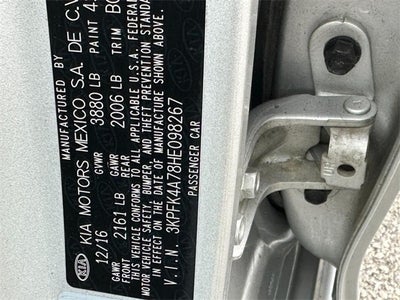 2017 Kia Forte LX *ONE OWNER*