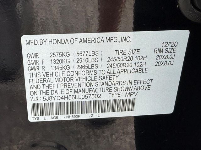 2020 Acura MDX Technology SH-AWD