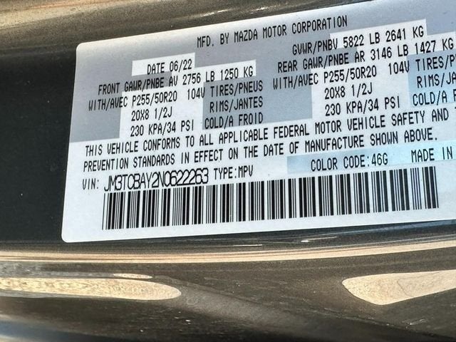 2022 Mazda Mazda CX-9 Touring Plus