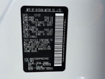 2023 Nissan Armada Platinum *SUNROOF LEATHER LOADED*