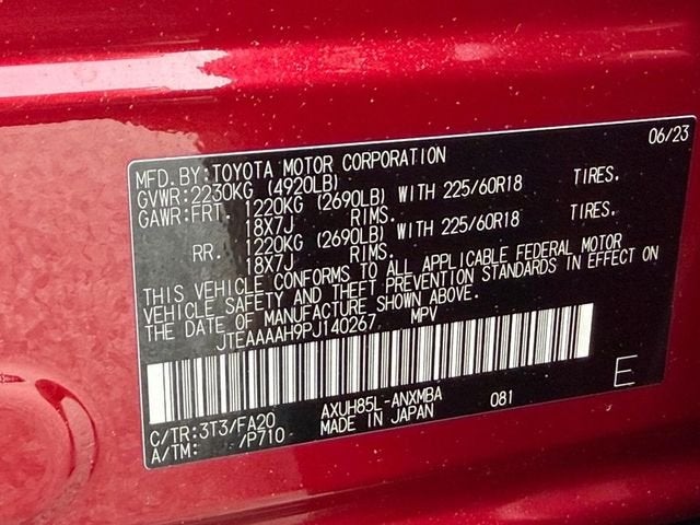 2023 Toyota Venza LE