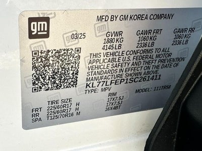 2025 Chevrolet Trax LS *SIDE BLIND ALERT ONE OWNER*