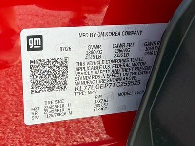 2026 Chevrolet Trax 1RS