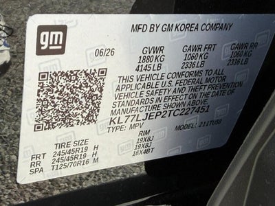 2026 Chevrolet Trax 2RS