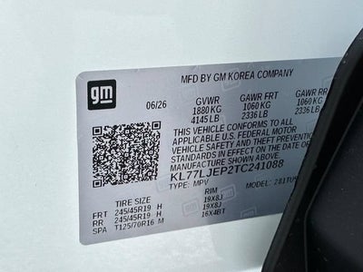2026 Chevrolet Trax 2RS