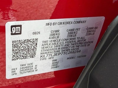 2026 Chevrolet Trax 2RS