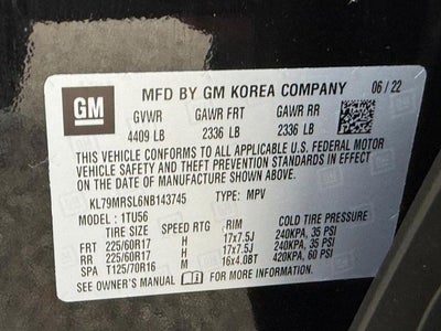 2022 Chevrolet TrailBlazer LT IN SHOP AVAILABLE SOON