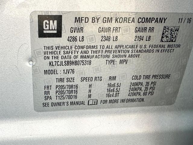 2017 Chevrolet Trax LT *VERY LOW MILEAGE ONE OWNER*
