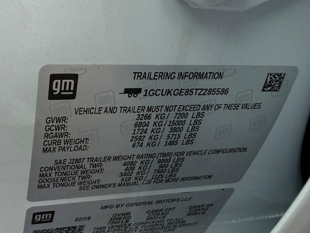 2026 Chevrolet Silverado 1500 LTZ