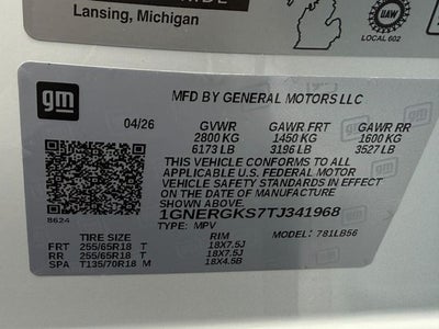 2026 Chevrolet Traverse LT 1LT
