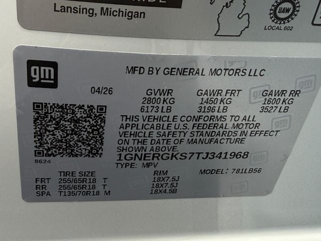 2026 Chevrolet Traverse LT 1LT