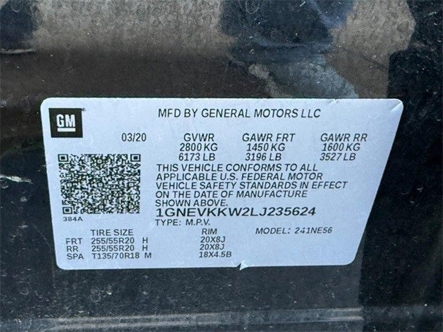 2020 Chevrolet Traverse Premier