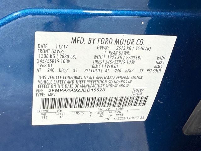 2018 Ford Edge Titanium