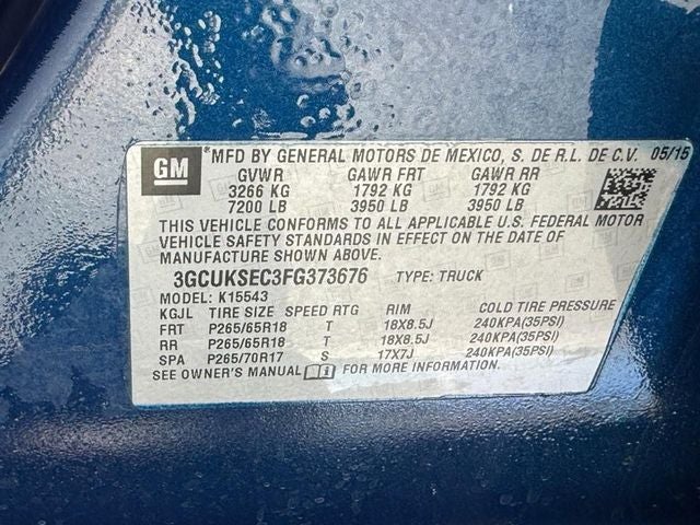 2015 Chevrolet Silverado 1500 LTZ 1LZ