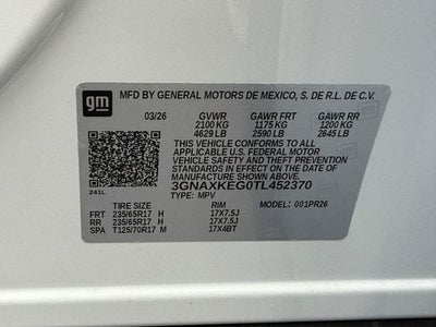 2026 Chevrolet Equinox ACTIV
