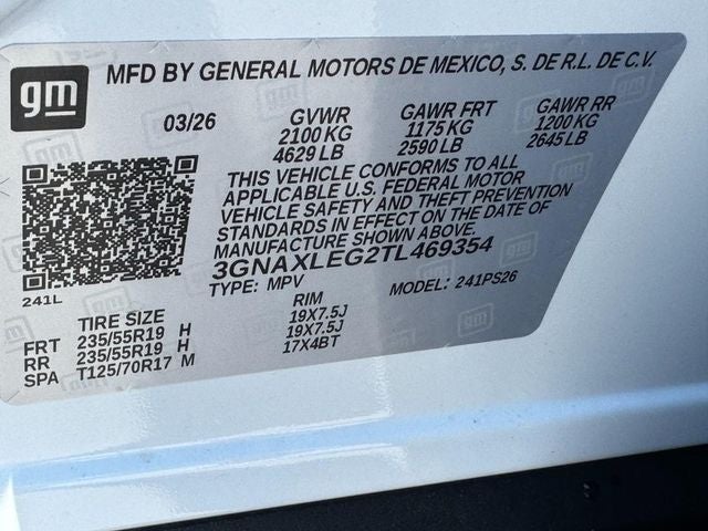 2026 Chevrolet Equinox RS