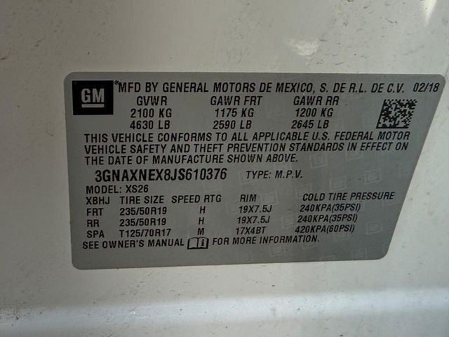 2018 Chevrolet Equinox Premier