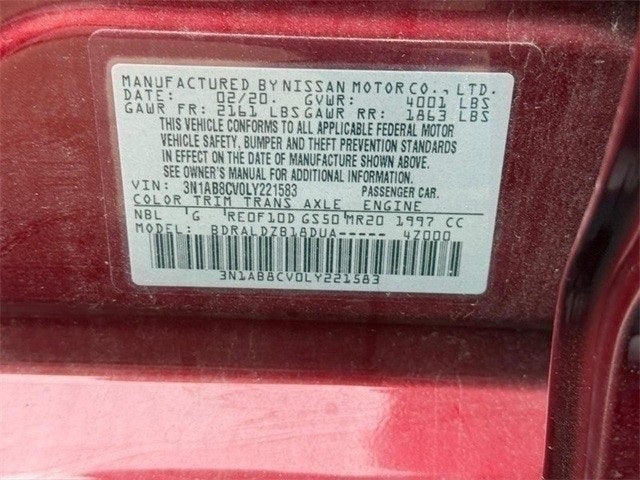 2020 Nissan Sentra SV