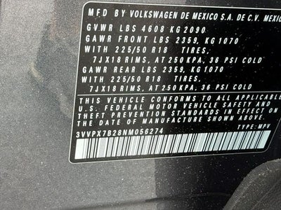 2022 Volkswagen Taos 1.5T SE