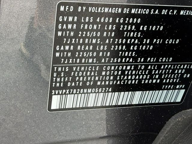 2022 Volkswagen Taos 1.5T SE