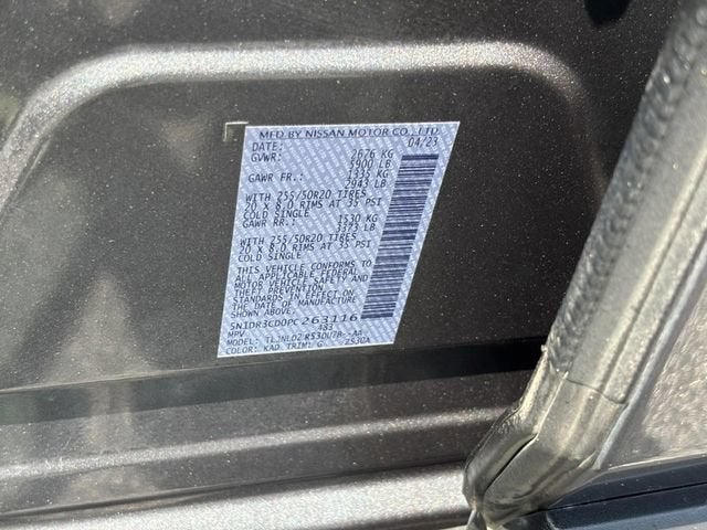 2023 Nissan Pathfinder SL 4WD