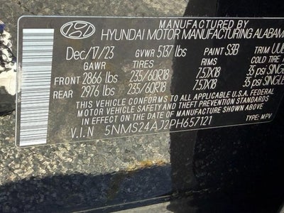 2023 Hyundai Santa Fe SEL