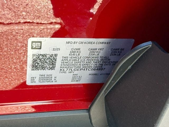2026 Chevrolet Trax 1RS