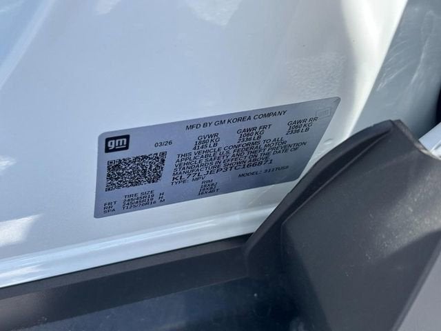 2026 Chevrolet Trax 2RS