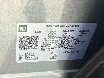 2025 Chevrolet TrailBlazer LT