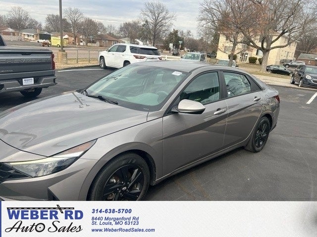 2022 Hyundai Elantra Hybrid Blue