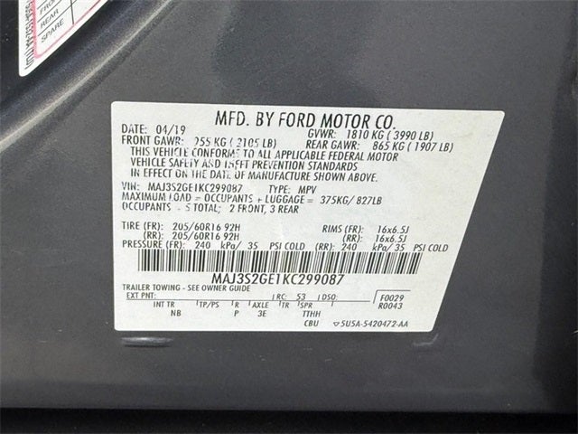 2019 Ford EcoSport SE