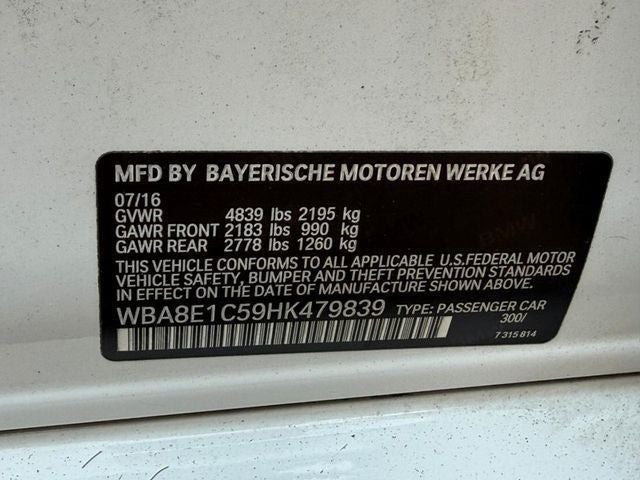 2017 BMW 3 Series 330e iPerformance