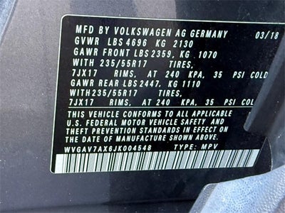 2018 Volkswagen Tiguan Limited 2.0T