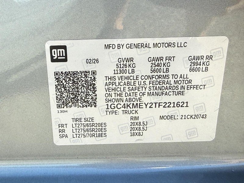 2026 Chevrolet Silverado 2500HD 4WD Crew Cab 159" Custom