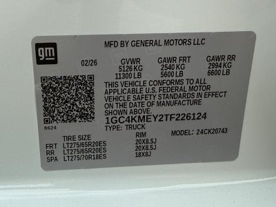 2026 Chevrolet Silverado 2500HD 4WD Crew Cab 159" Custom