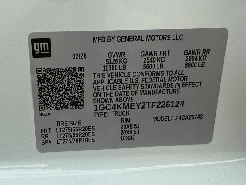 2026 Chevrolet Silverado 2500HD 4WD Crew Cab 159" Custom