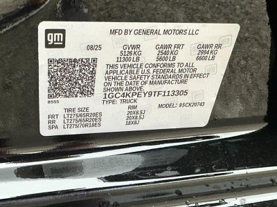 2026 Chevrolet Silverado 2500HD 4WD Crew Cab 159" LTZ