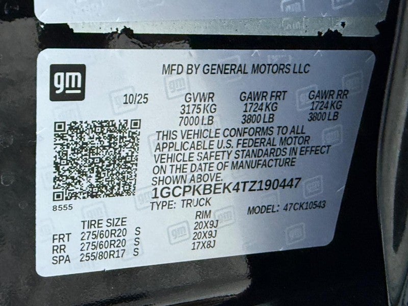 2026 Chevrolet Silverado 1500 4WD Crew Cab 147" Custom