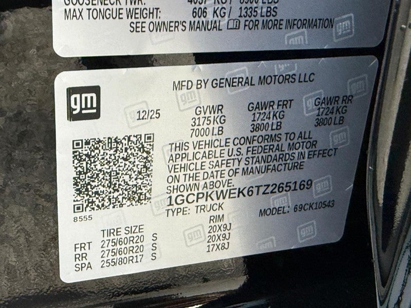 2026 Chevrolet Silverado 1500 4WD Crew Cab 147" RST