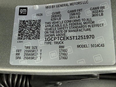 2026 Chevrolet Colorado 4WD Crew Cab LT