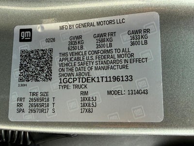 2026 Chevrolet Colorado 4WD Crew Cab Z71