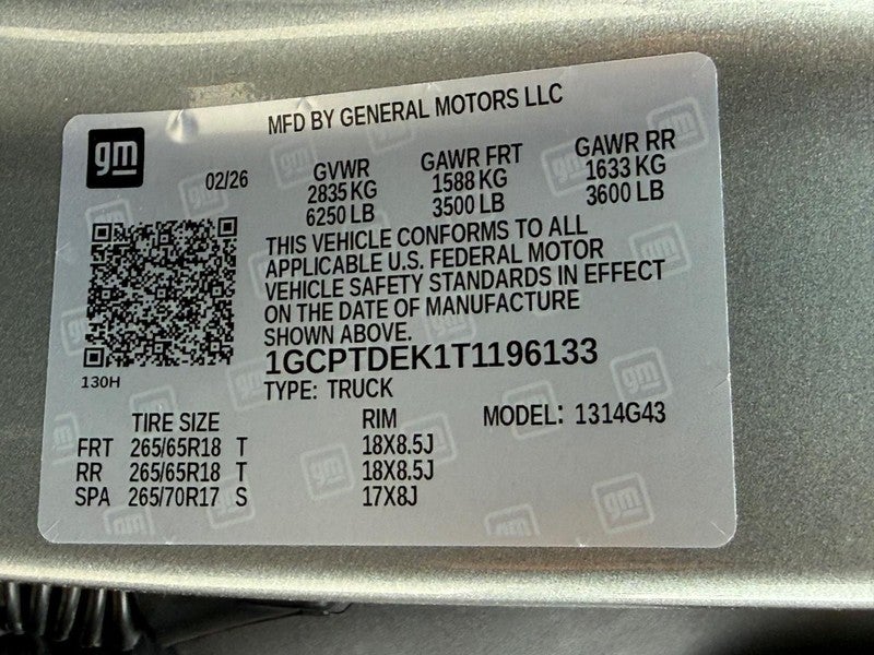 2026 Chevrolet Colorado 4WD Crew Cab Z71